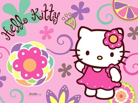 Cute and colorful Background pink Hello Kitty Images and videos for free  download